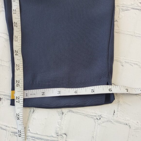 Zara Basic collection women’s navy blue pull on relaxed fit pants size L - Picture 4 of 12